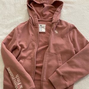 abercrombie kids zip up hoodie